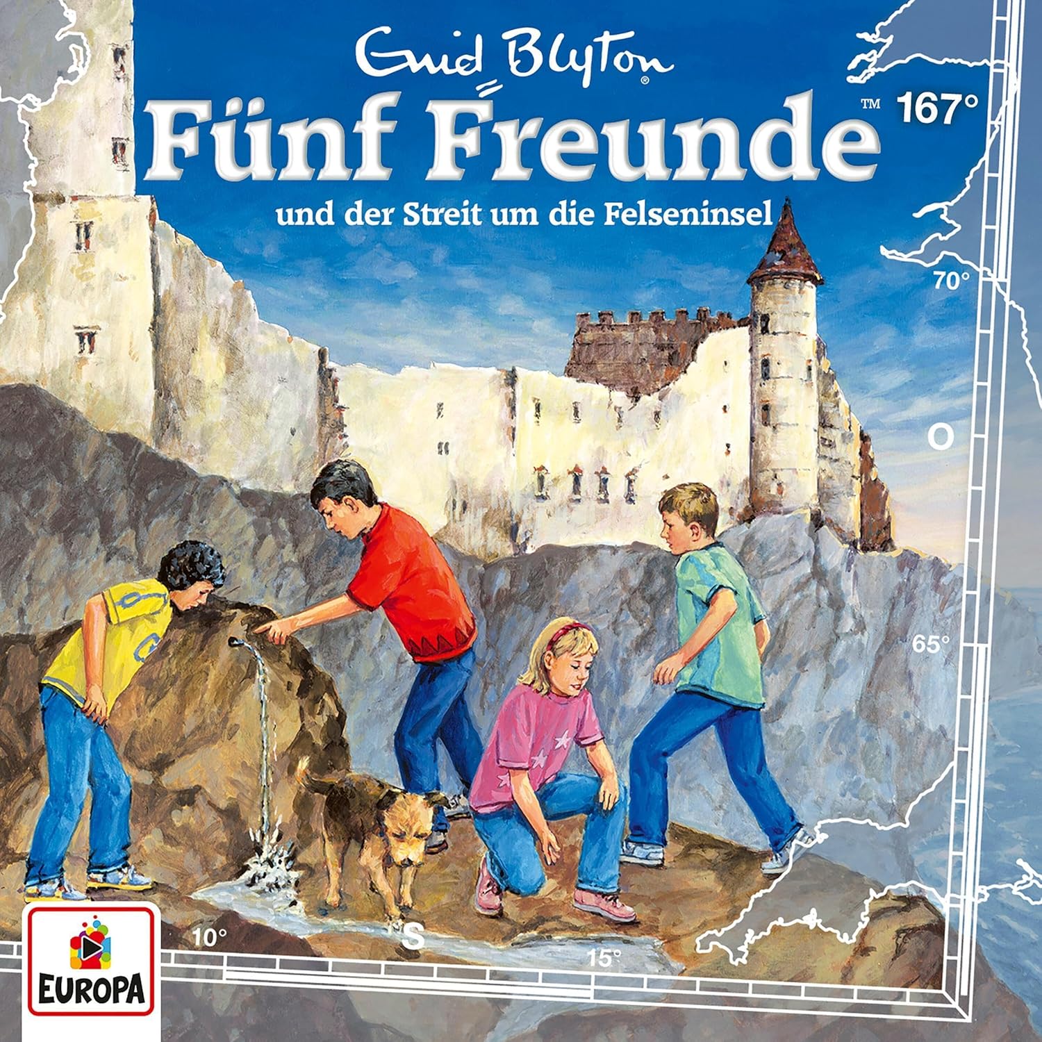 Fünf Freunde und der Streit um die Felseninsel (Fünf Freunde Hörspiele, #167)