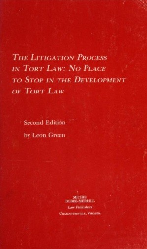 The Litigation Process in Tort Law: No Place to Stop in the Development of Tort Law