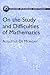 On the Study and Difficulties of Mathematics (Dover Books on Mathematics)