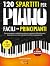 120 SPARTITI PER PIANOFORTE...
