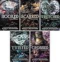 Never After Series, Vol. 1-5 Books. Hooked, Scarred, Wretched, Twisted, Crossed.