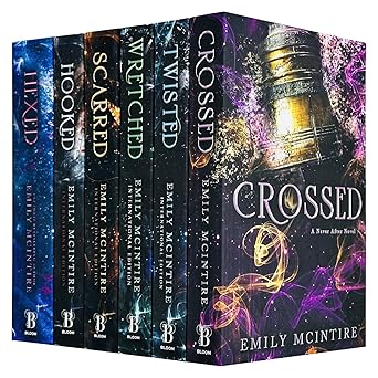 Never After Series Complete 6 Books Collection Set By Emily McIntire (Hexed, Hooked, Scarred, Wretched, Twisted & Crossed)