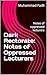 Dark Rectorate: Notes of Op...