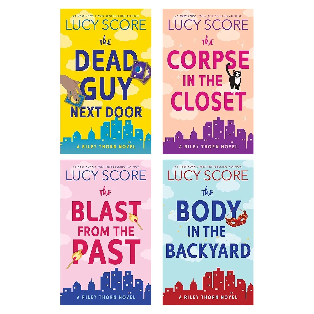 Riley Thorn 4 books Set: The Dead Guy Next Door / The Corpse in the Closet / The Blast from the Past / The Body in the Backyard
