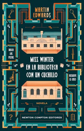 Portada de Miss Winter en la biblioteca con un cuchillo, de Martin Edwards