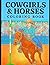 Cowgirls & Horses Coloring ...