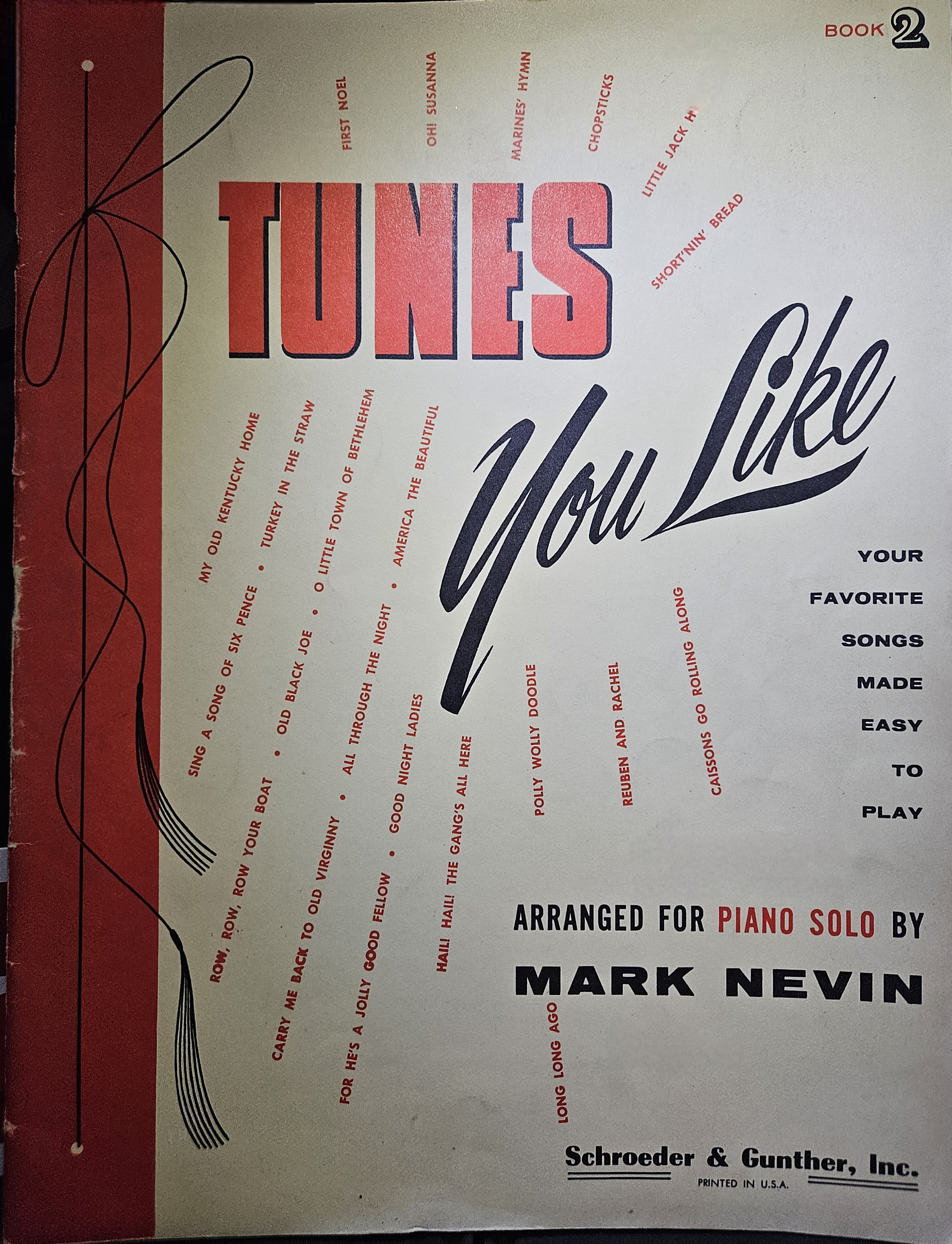 Tunes You Like : Your Favorite Songs Made Easy To Play : Book 2 (Paperback)