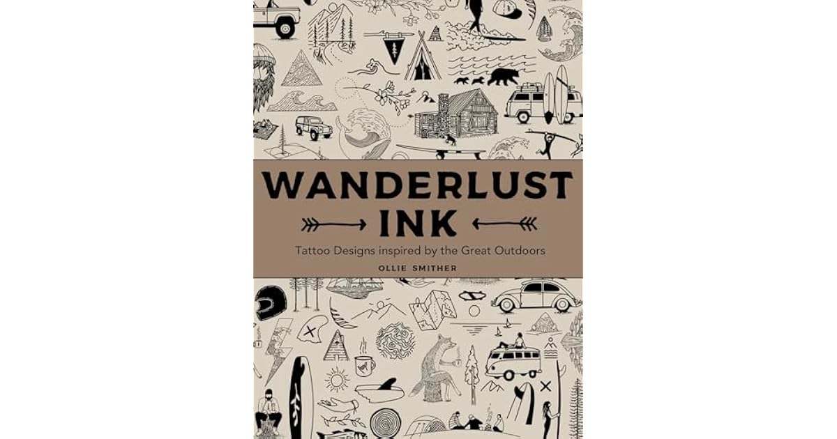 Wanderlust Ink Book giveaway for Wanderlust Ink: 300 Fine Line Tattoo Designs Inspired ...