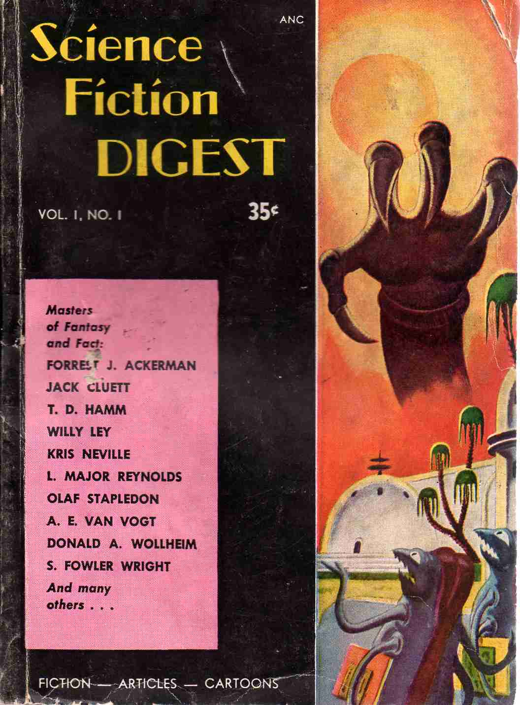 Science Fiction Digest, Vol 1 No 1, 1954