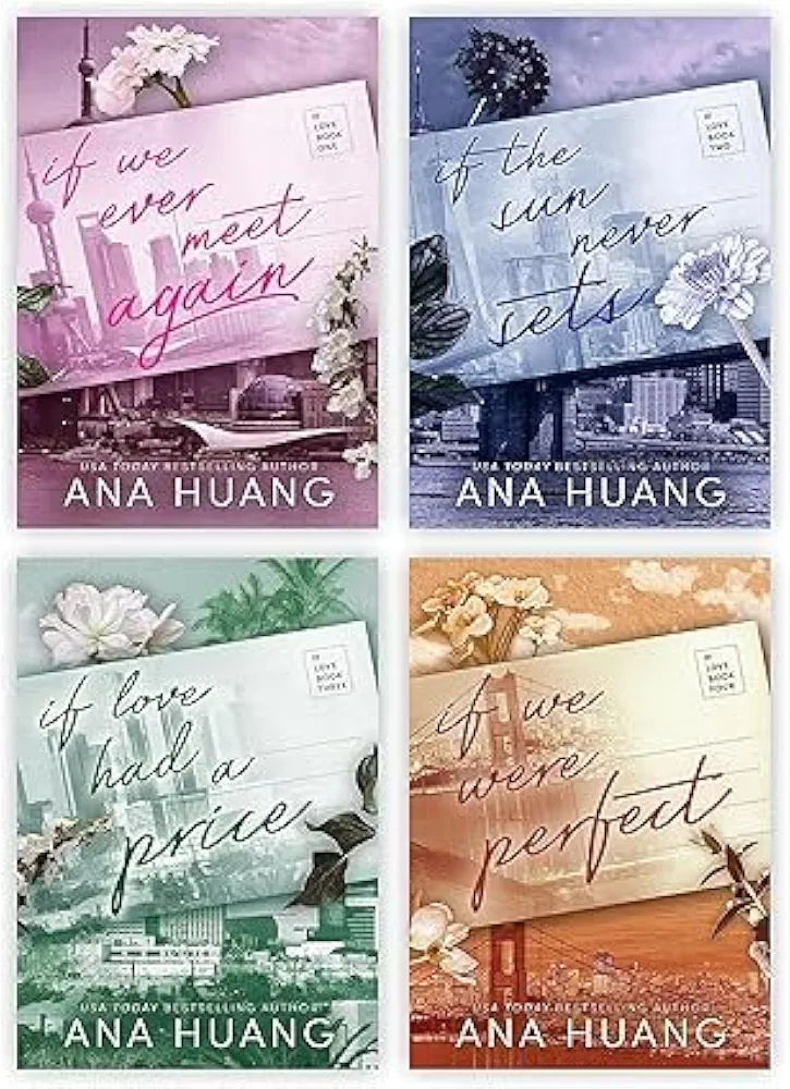 By Ana Huang (If Love) 4 Books Collection set: If We Ever Meet Again, If the Sun Never Sets, If Love Had A Price & If We Were Perfect