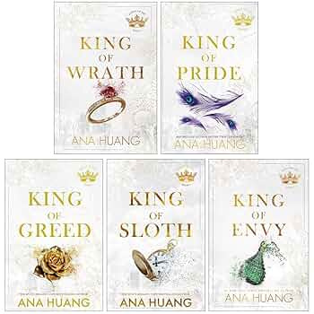 Kings of Sin Series 5 Books Collection Set By Ana Huang (King of Wrath, King of Pride, King of Greed, King of Sloth & King of Envy)