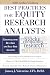 Best Practices for Equity Research Analysts by James J. Valentine