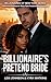 The Billionaire's Pretend B...