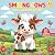 Smiling Cows: Easy and Adorable Coloring Fun: Simple and Cheerful Cow Coloring Pages for Toddlers and Preschoolers