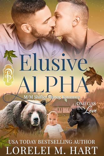 Elusive Alpha: M/M Shifter Mpreg Romance (Omegas Inn Love Book 9)
