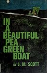 in a beautiful pea green boat