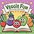 Cute Veggie Coloring Book f...