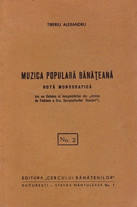 Muzica populară bănățeană. Notă monografică