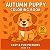 Autumn Puppy Coloring Book by Dean R. Giles