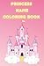 Princess name coloring book