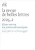 Revue de Belles-Lettres, 20...