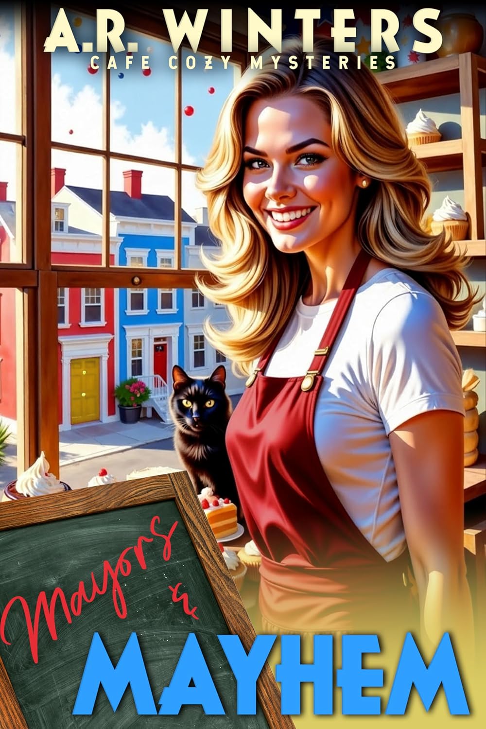 Mayors and Mayhem: A Laugh-Out-Loud Cozy Cafe Mystery (McBlack's Treats Cafe Cozy Mysteries Book 7)