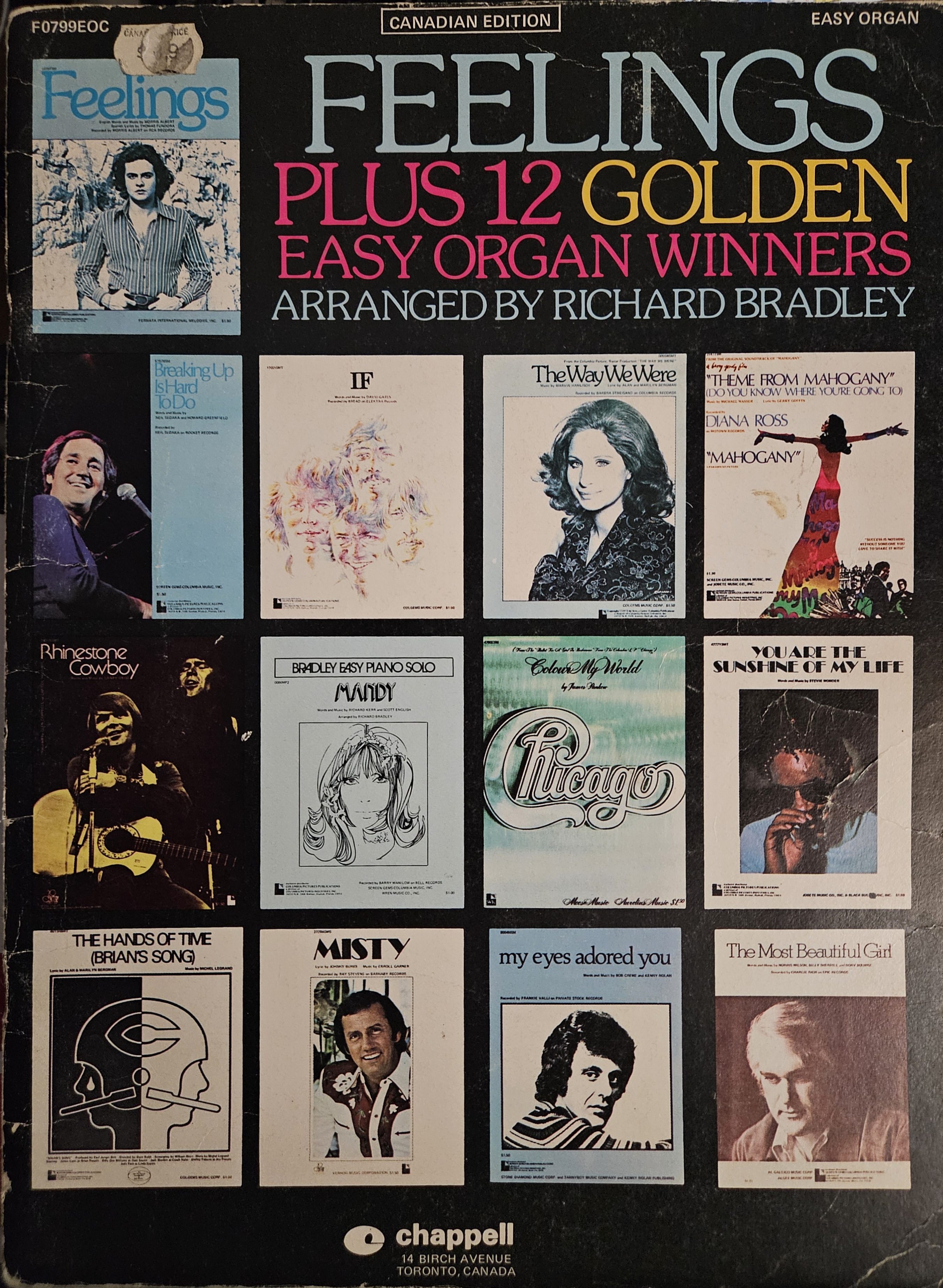 Feelings, Plus 12 Golden Easy Organ Winners (Paperback)