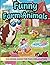 Funny Farm Animals Coloring...