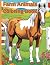 Farm Animals Coloring Book:...