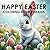 Happy Easter Coloring Book:...