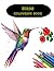 Birds colouring book