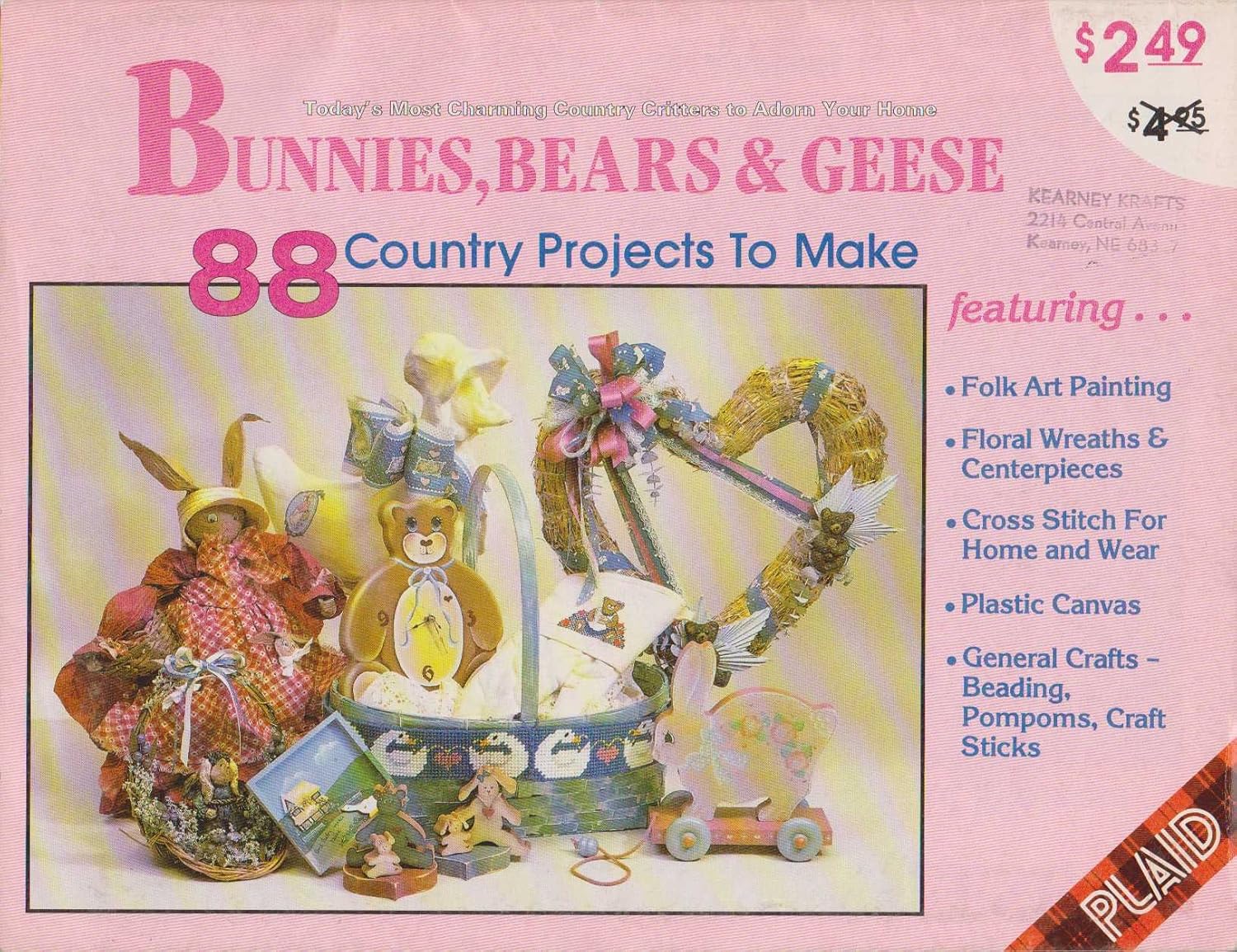 Bunnies, Bears & Geese: 88 Country Projects To Make