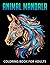 Animal Mandala: Coloring Bo...