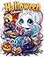 Halloween Coloring book: A ...