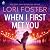 When I First Met You
