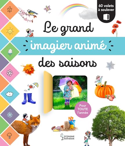 Le grand imagier animé des saisons (Hardcover)