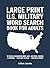 Large Print U.S. Military Word Search Book for Adults: 75 Puzzles Celebrating Army, Navy, Air Force, Marines & Veterans with Easy-to-Read Two-Page Layouts