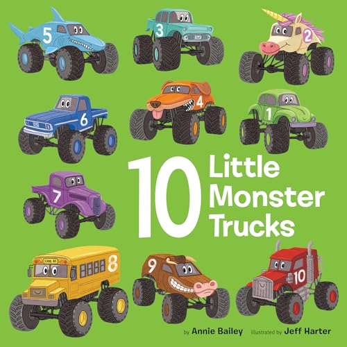 10 Little Monster Trucks (10 Little Vehicles)