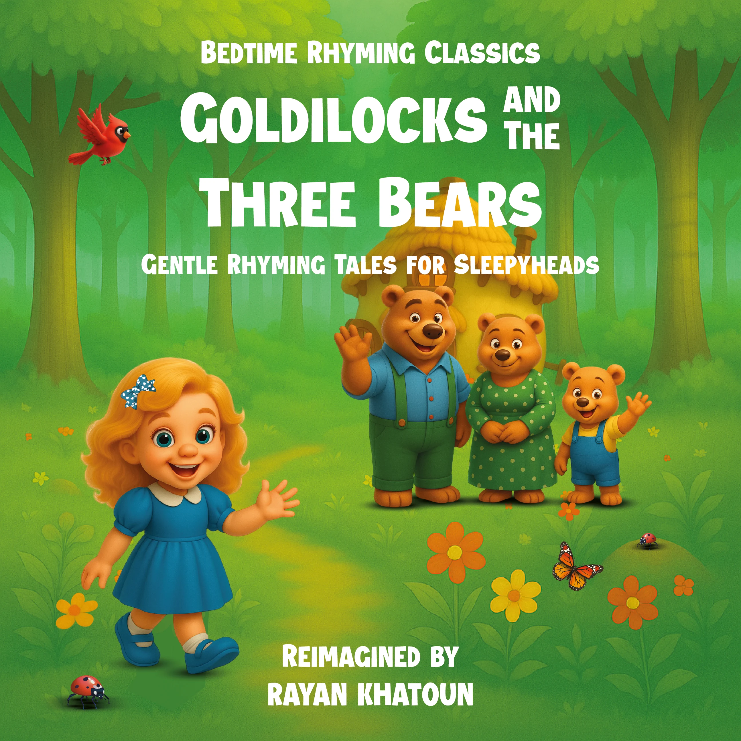 Goldilocks and the Three Bears: An old-time favorite, now a dreamy bedtime rhyme. (Rayan Khatoun's Bedtime Rhymes Series)