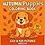 Autumn Puppies Coloring Boo...