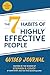 Los 7 hábitos de la gente altamente efectiva: Diario guiado / The 7 Habits of Highly Effective People: Guided Journal (Spanish Edition)
