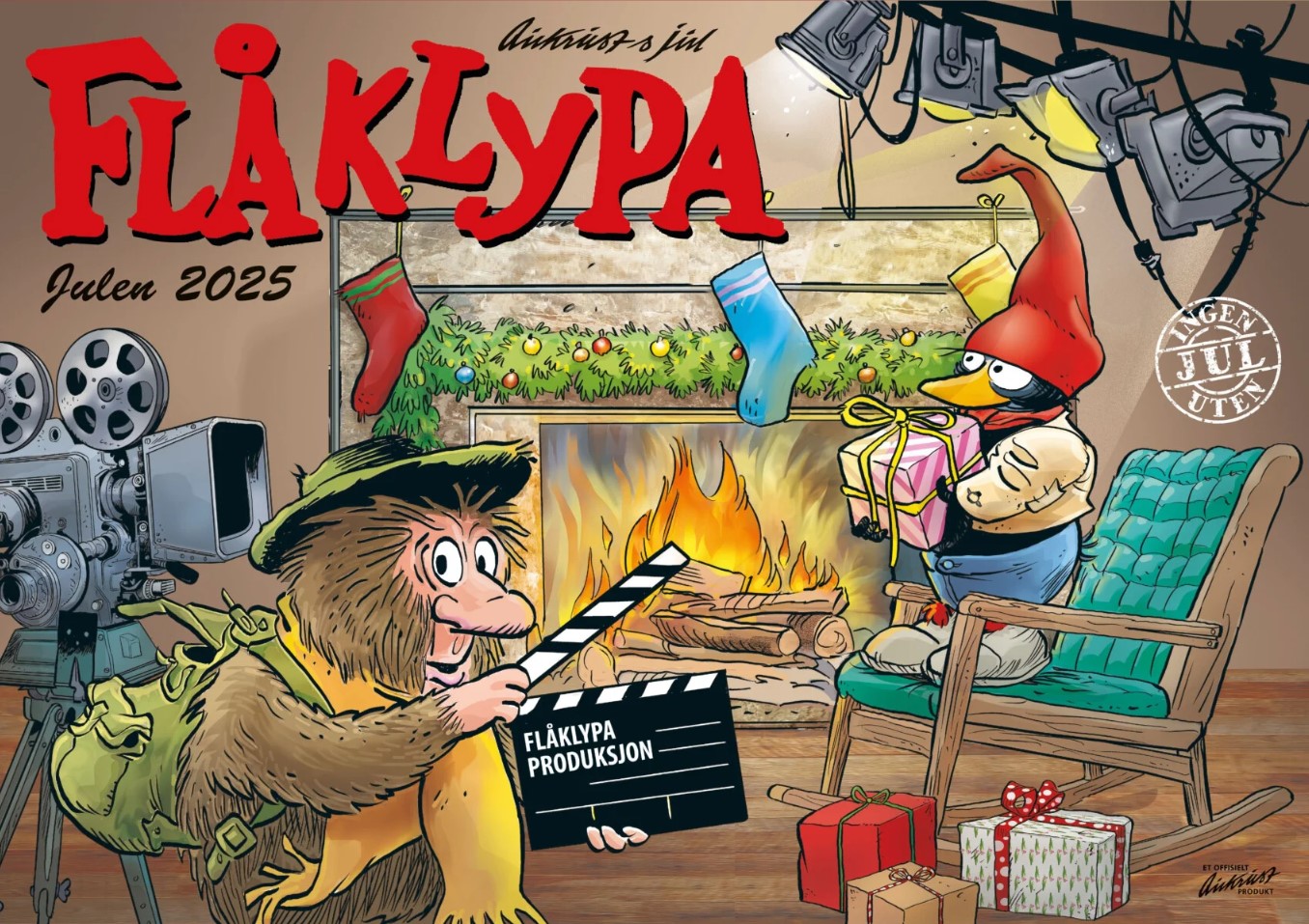 Aukrusts jul: Flåklypa 2025 (Paperback)