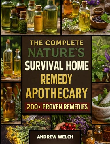 The Complete Nature’s Survival Home Remedy Apothecary: Full-color 200+ Proven Herbal and Spice Remedies for Emergency Use with Plant ID & Foraging Guide (Kindle Edition)