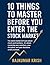 10 Things to Master Before You Enter the Stock Market by Rajkumar Krish