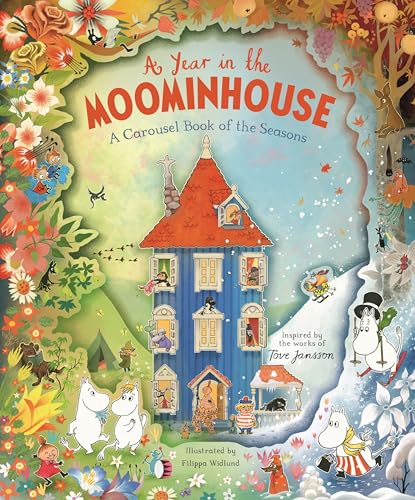 A Year in the Moominhouse: A Carousel Book of the Seasons (Hardcover)