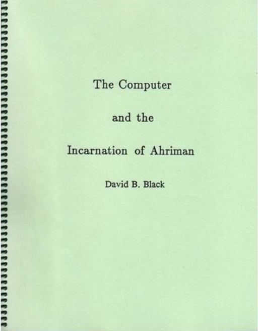 The computer and the incarnation of Ahriman (Spiral-bound)