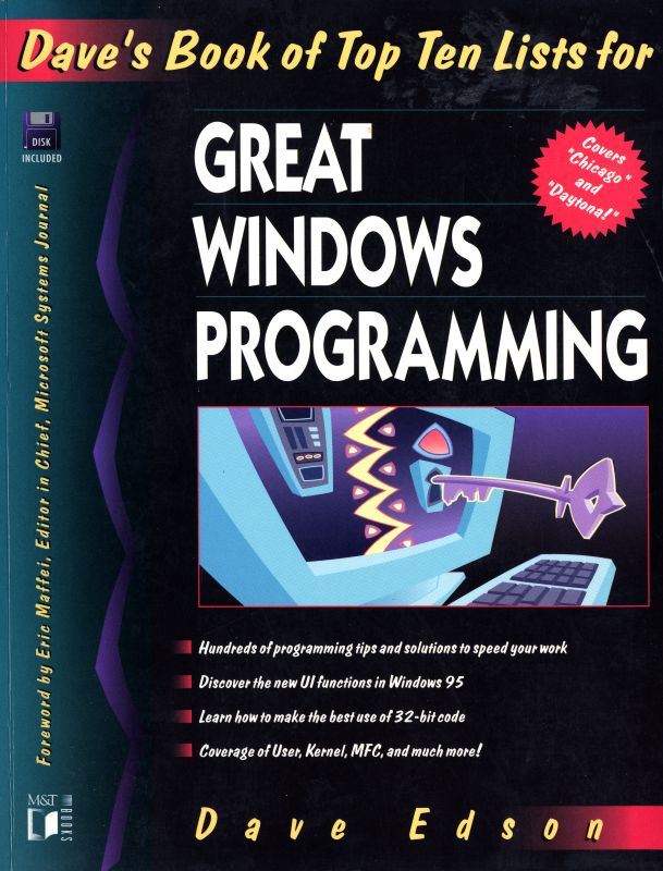 Dave's Book of Top 10 Lists for Great Windows Programming (Paperback)
