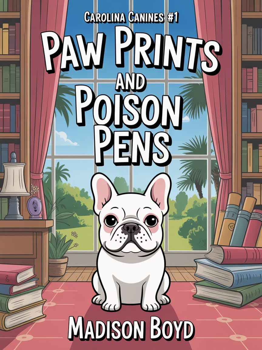 Paw Prints and Poison Pens (Carolina Canine Mysteries, #1)