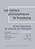 Ernst Cassirer, la culture et l'histoire by Christophe Bouriau