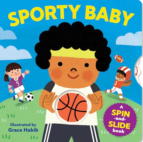 Sporty Baby: A Spin-and-Slide Book (Board Book)